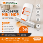 CleanifyMob Hands-Free Mini Mop - Image 7