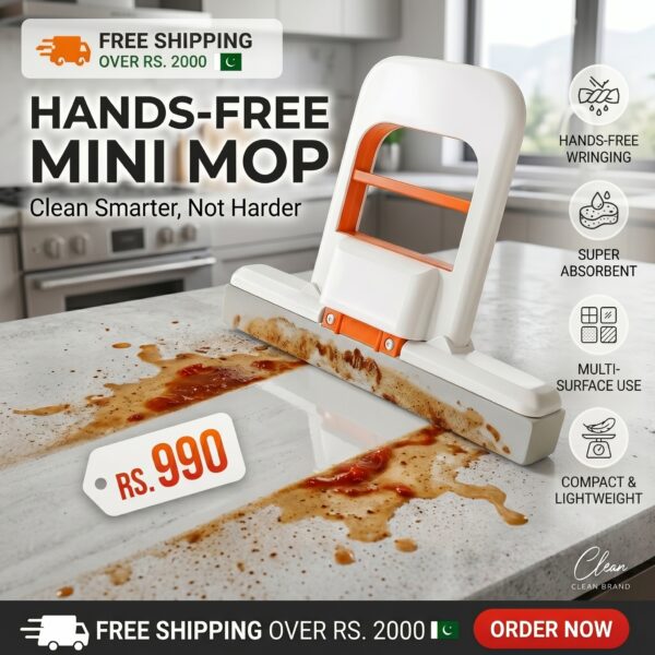 CleanifyMob Hands-Free Mini Mop